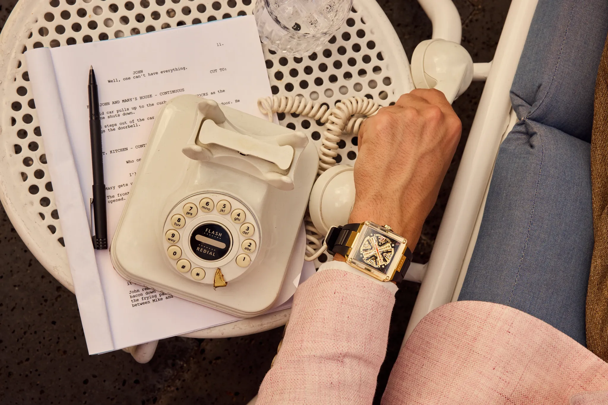 Gold-Tone Dial HNBR Rubber Series X² 97A195 | Bulova